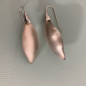 Alexis Bittar silver lucite earrings